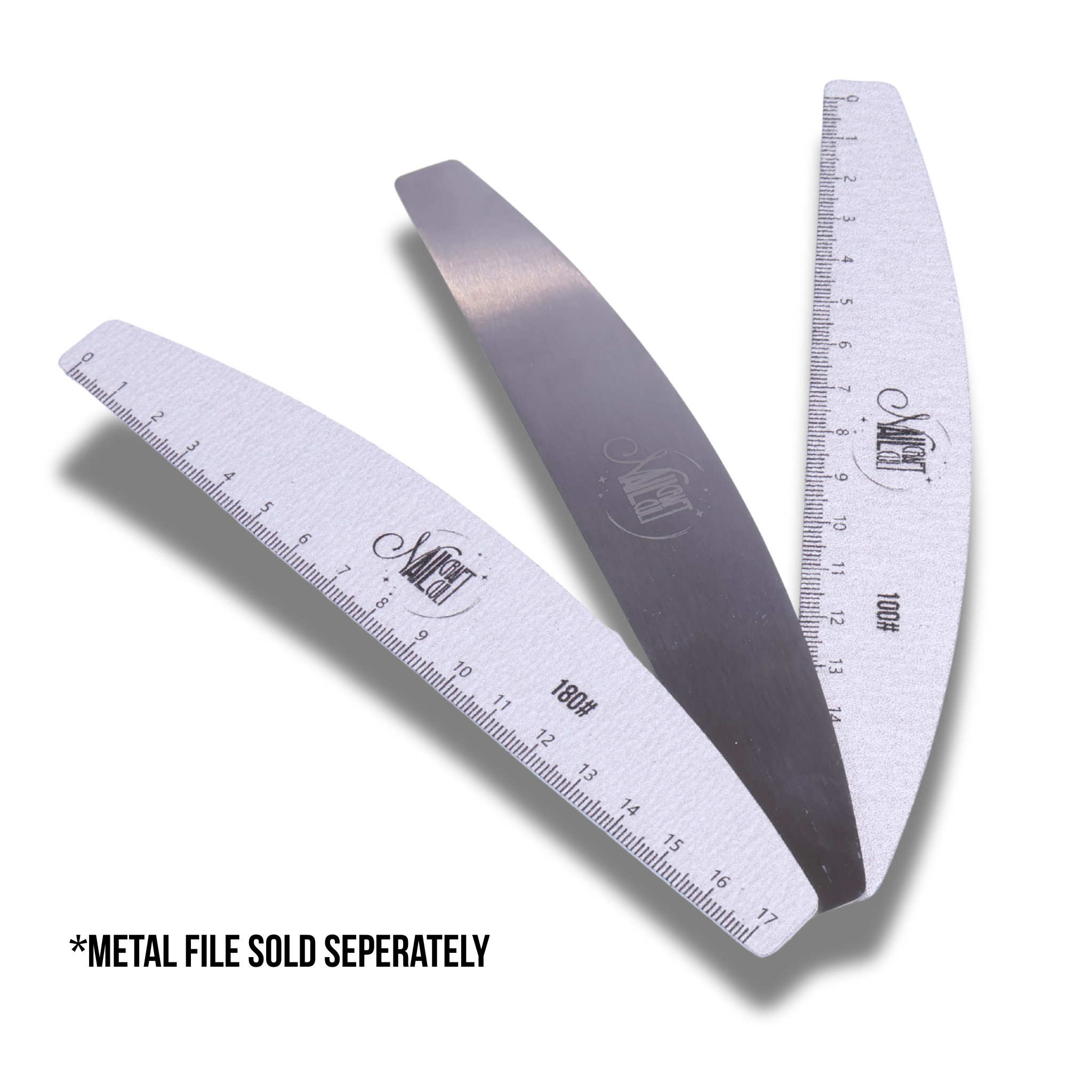 Stick-on Crescent Ruler File