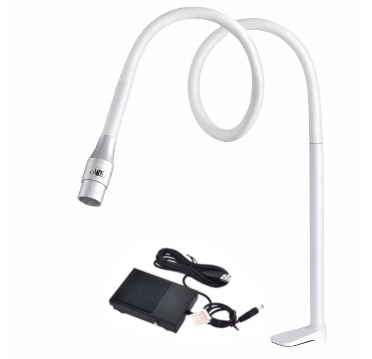 LED/UV Foot Control Lamp